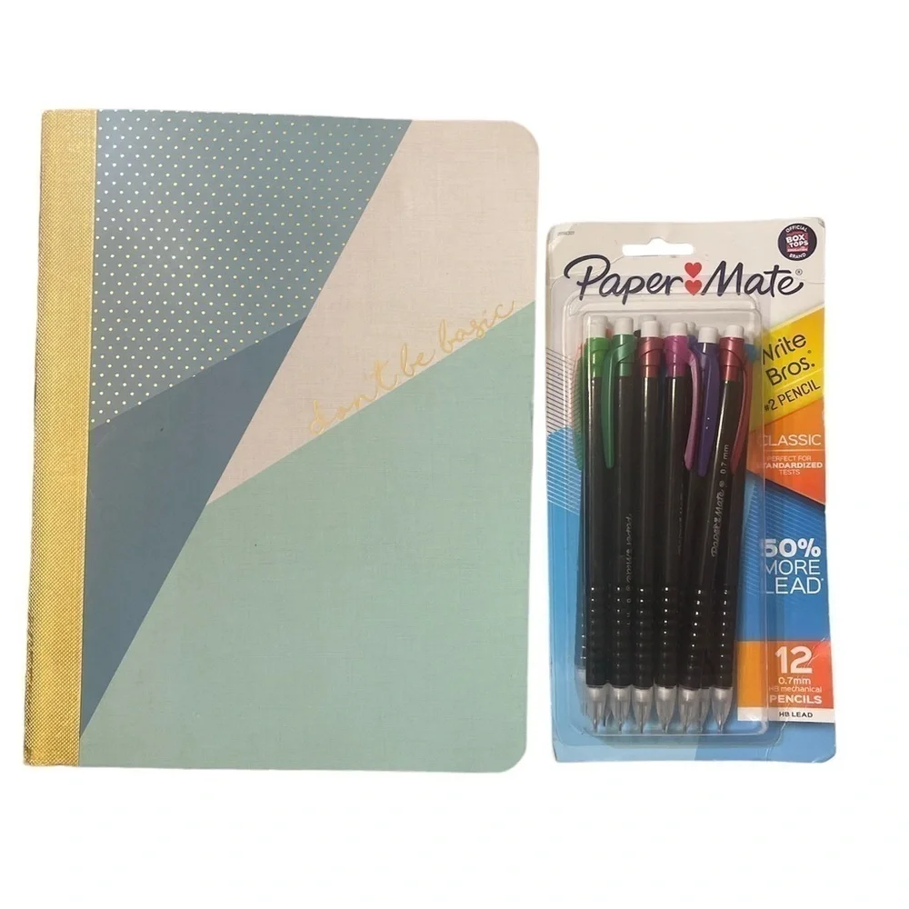 Journal and mechanical pencil set New composition college sheet 100 sheets